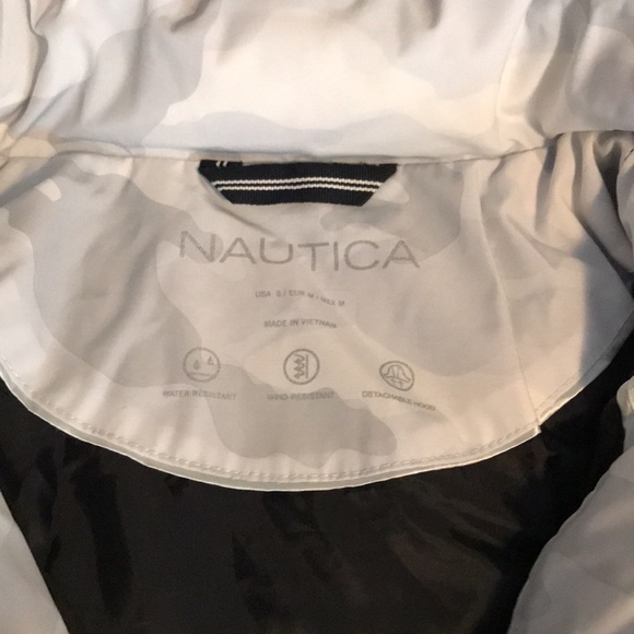 Nautical winter parka coat faux fur lining in hood - Picture 4 of 7